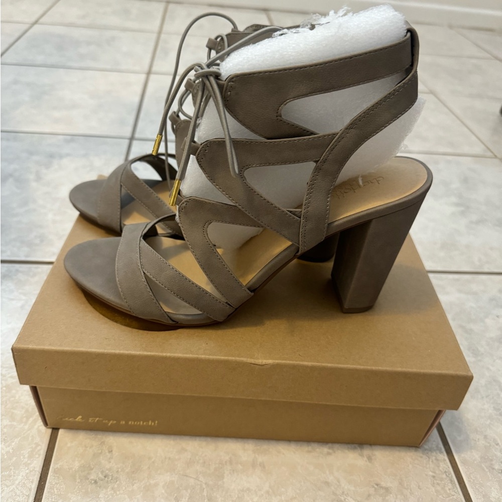 Size 11 grey heels New in box - Charlotte Russe